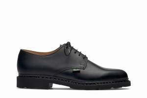 Black Paraboot Arles Men's Derby Shoes | SFB4691GA