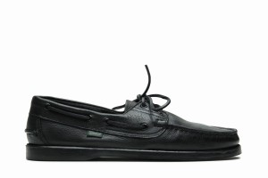 Black Paraboot Barth Men's Boat Shoes | EGJ7341XY