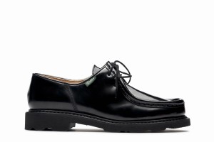 Black Paraboot Michael Women's Derby Shoes | NWT3369YO