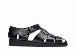 Black Paraboot Pacific Men's Sandals | OUQ1521SI