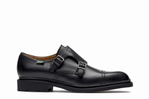 Black Paraboot Poe Men's Derby Shoes | XAB878XB