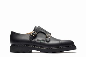 Black Paraboot William Men's Derby Shoes | JST7551GD