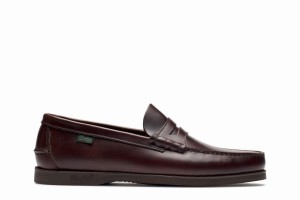 Brown Black Paraboot Coraux Men's Loafers | AGY7383GE