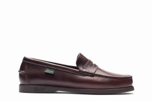 Brown Black Paraboot Coraux Women's Boat Shoes | JGP3253RZ