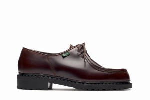 Brown Black Paraboot Michael Men's Derby Shoes | XRT2565NJ