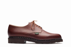 Brown Paraboot Arles Men's Derby Shoes | IVA2441IN