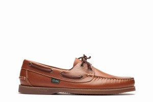 Brown Paraboot Barth Men's Boat Shoes | YRH8215LI