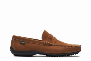 Brown Paraboot Cabrio Men's Loafers | OOO5028AH