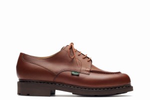 Brown Paraboot Chambord Men's Derby Shoes | RUQ7990BA