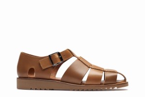 Brown Paraboot Pacific Men's Sandals | LXJ2173WN