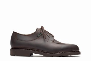 Dark Brown Paraboot Avignon Men's Derby Shoes | DUG231CH