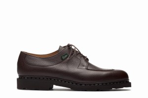 Dark Brown Paraboot Avignon Men's Derby Shoes | MQN367DA