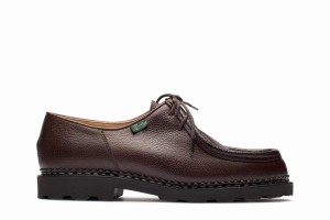 Dark Brown Paraboot Michael Men's Derby Shoes | PKT9738CY