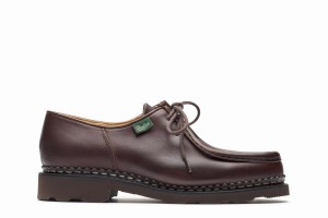 Dark Brown Paraboot Michael Women's Derby Shoes | VSC363VF