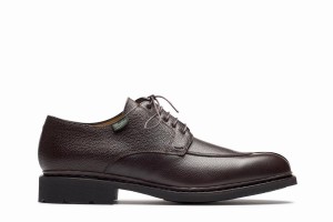 Dark Brown Paraboot Tournier Men's Derby Shoes | SLF6499VE