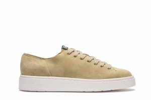 Khaki Paraboot Nova Men's Sneakers | WKJ65100NW