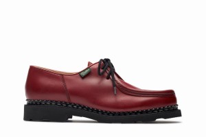 Red Paraboot Michael Women's Derby Shoes | HIF9343OR