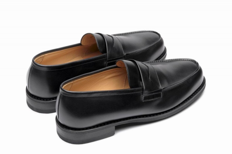 Black Paraboot Adonis Men's Loafers | CYT3823UF