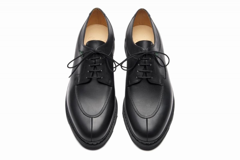 Black Paraboot Avignon Men's Derby Shoes | LXJ8115TD