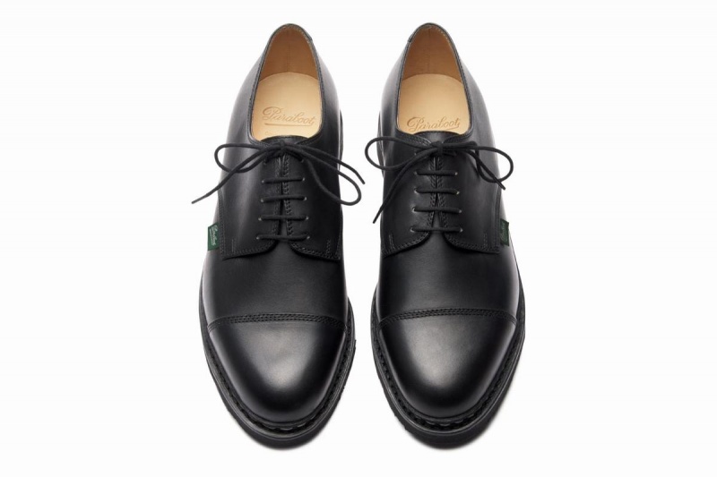 Black Paraboot Azay Men's Derby Shoes | DHA7913DG