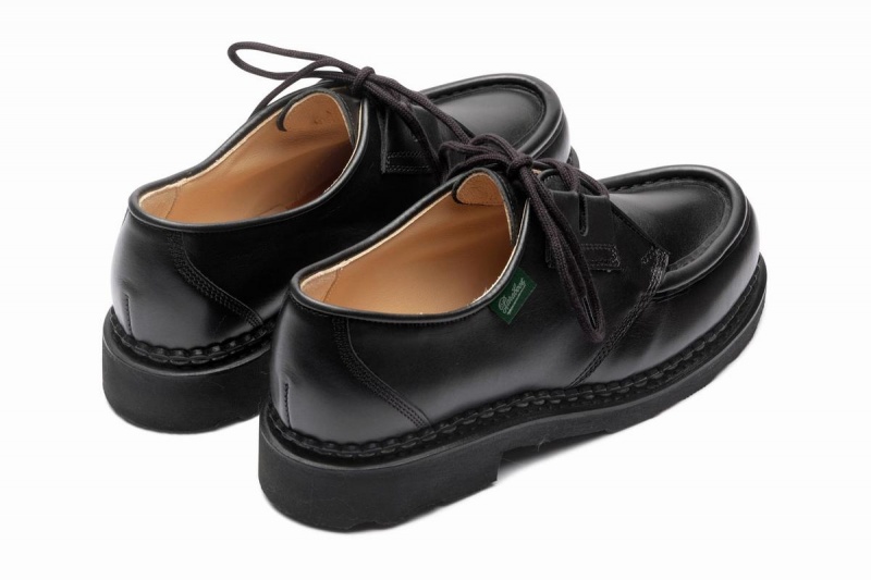 Black Paraboot Beaubourg Women's Derby Shoes | VOM9618VT