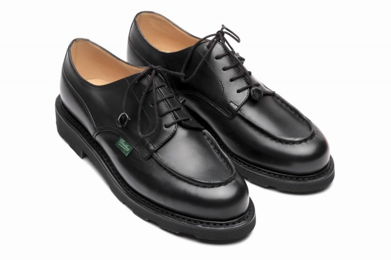 Black Paraboot Chambord Women's Derby Shoes | VAH4279HN