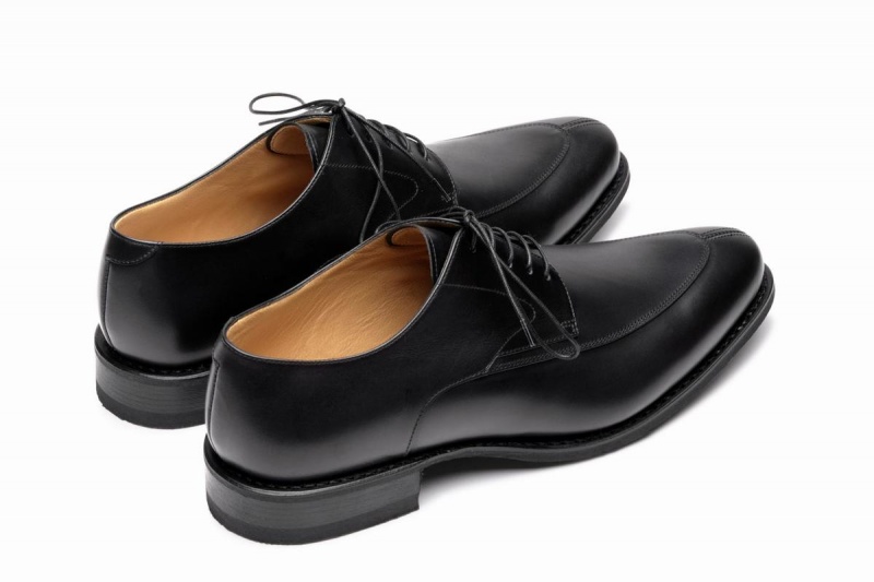 Black Paraboot Chelsea Men's Derby Shoes | OQM3194WN