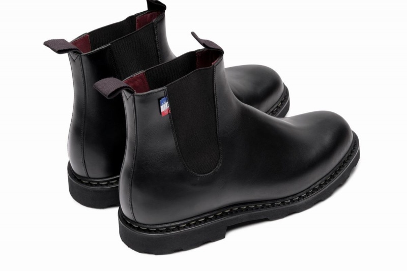 Black Paraboot Elevage Bbr Men's Ankle Boots | HHH5947SQ