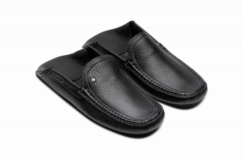 Black Paraboot Loft Men's Loafers | PCU673TG