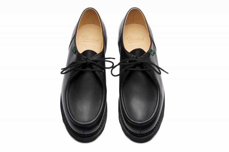 Black Paraboot Michael Men's Derby Shoes | YXV5451OM