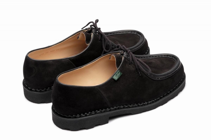 Black Paraboot Michael Men's Derby Shoes | TZL2752KG