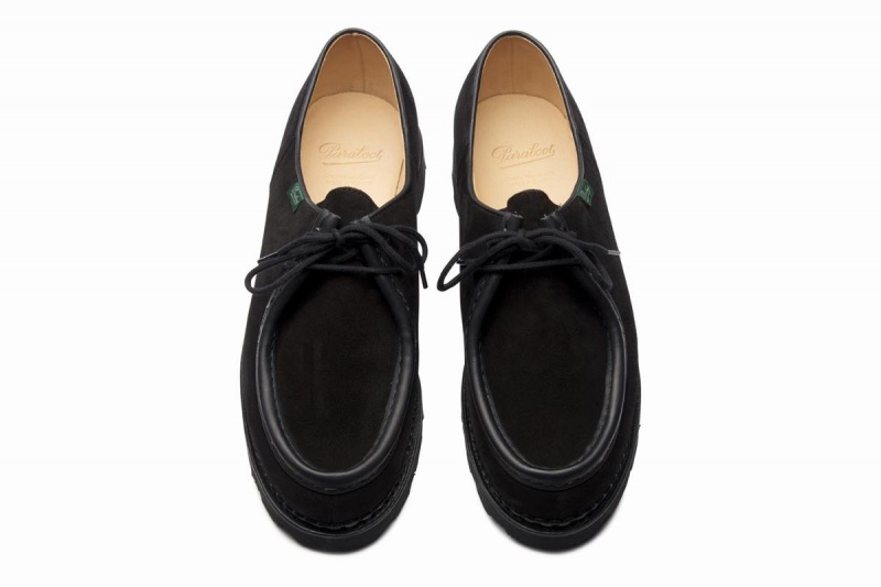 Black Paraboot Michael Men's Derby Shoes | TZL2752KG