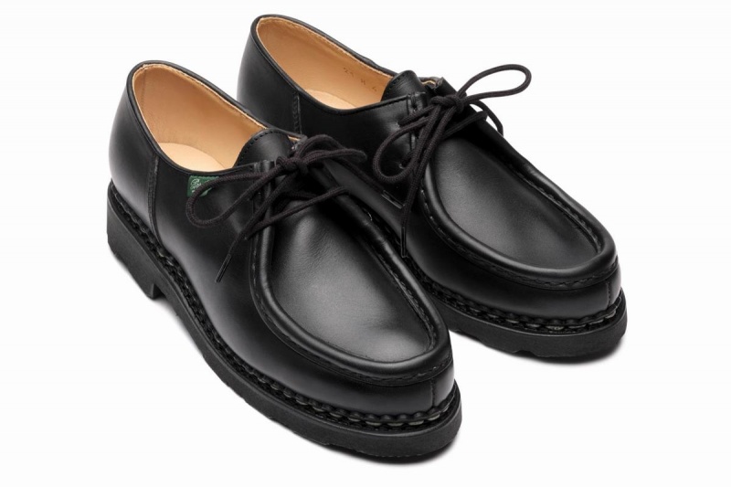 Black Paraboot Michael Women's Derby Shoes | GUQ2232MY