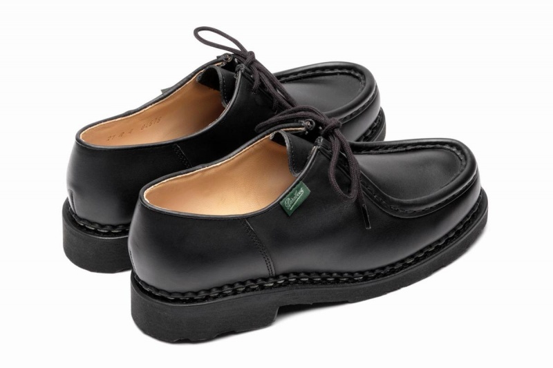 Black Paraboot Michael Women's Derby Shoes | GUQ2232MY