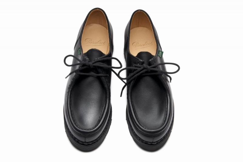 Black Paraboot Michael Women's Derby Shoes | GUQ2232MY