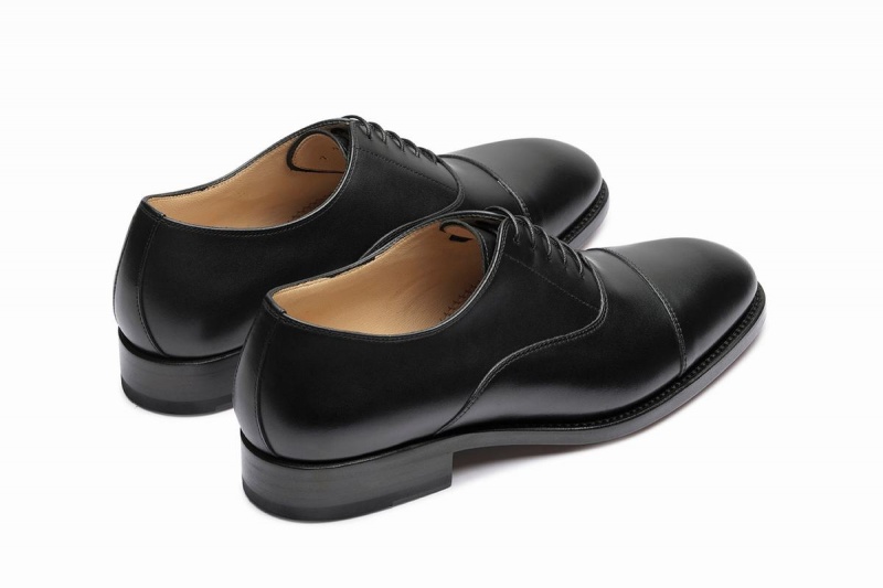 Black Paraboot Montaigne Gy Men's Oxfords Shoes | IVY6595BE