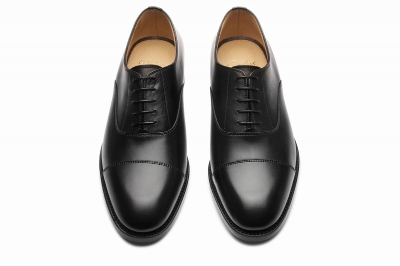 Black Paraboot Montaigne Gy Men's Oxfords Shoes | IVY6595BE