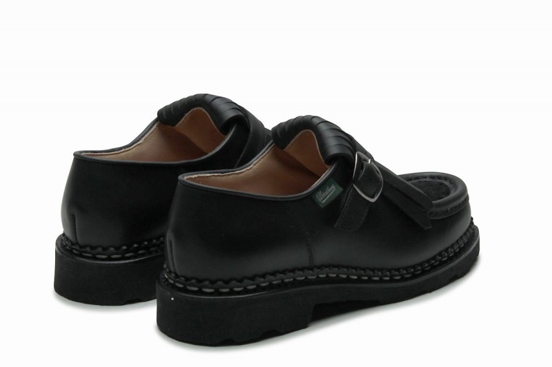 Black Paraboot Nyons Women's Derby Shoes | BYV5149XE