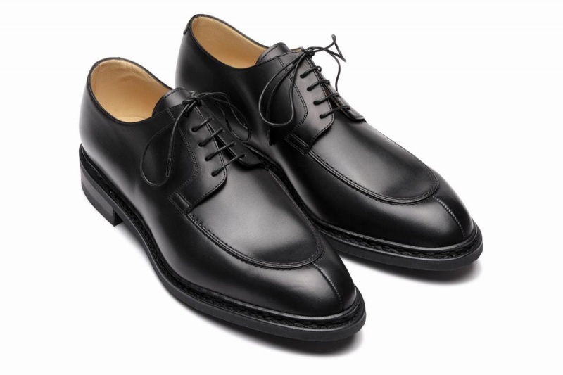 Black Paraboot Rousseau Men's Derby Shoes | BTX9525FH