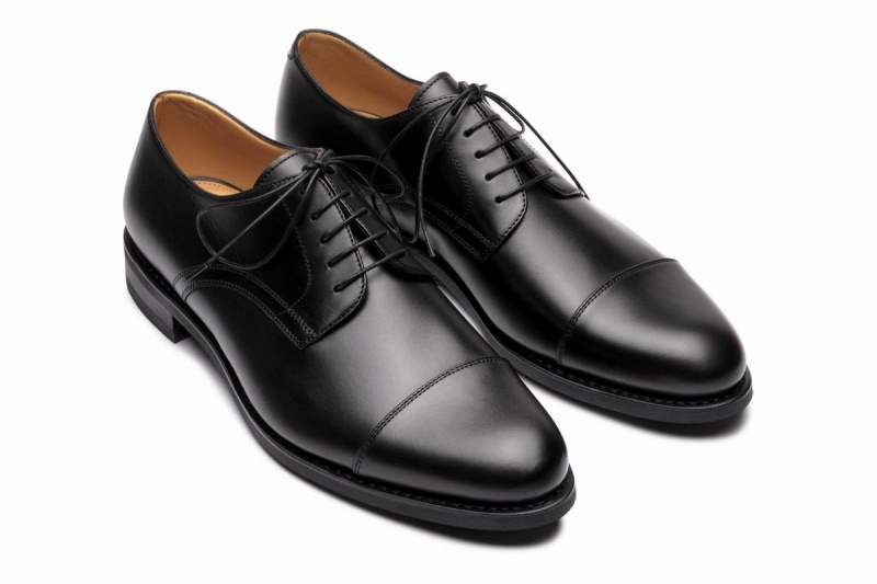 Black Paraboot Schubert Men's Derby Shoes | AKB6341NG