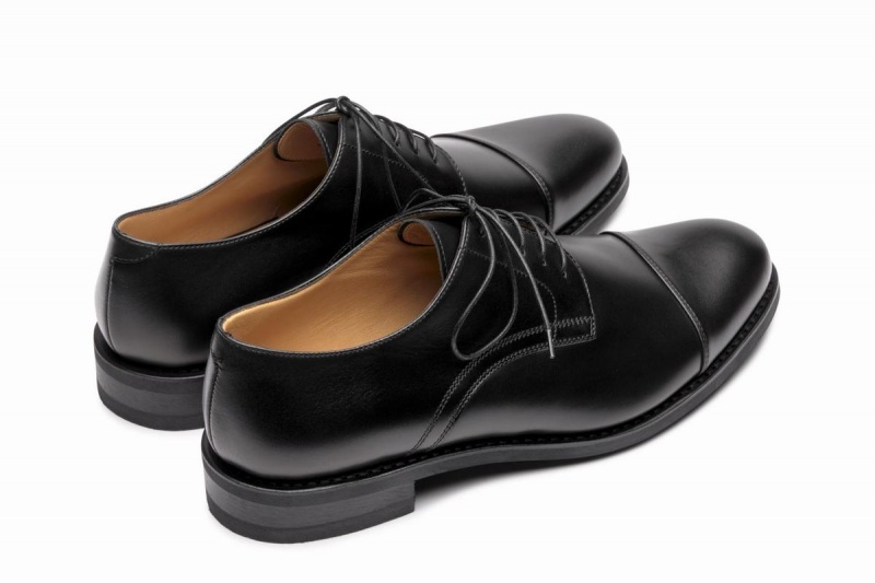 Black Paraboot Schubert Men's Derby Shoes | AKB6341NG