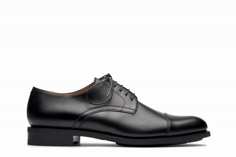 Black Paraboot Schubert Men\'s Derby Shoes | AKB6341NG