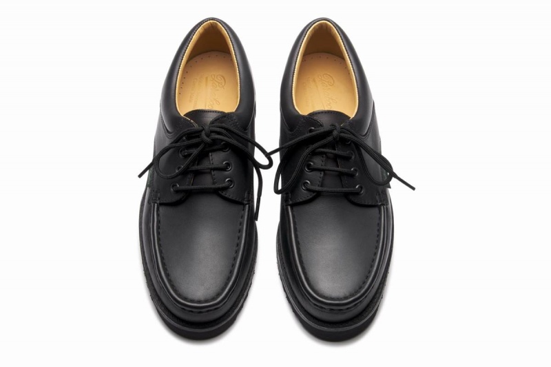 Black Paraboot Thiers Men's Derby Shoes | APZ449KF