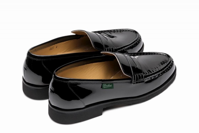 Black Paraboot Vignony Women's Loafers | LNP9980EF