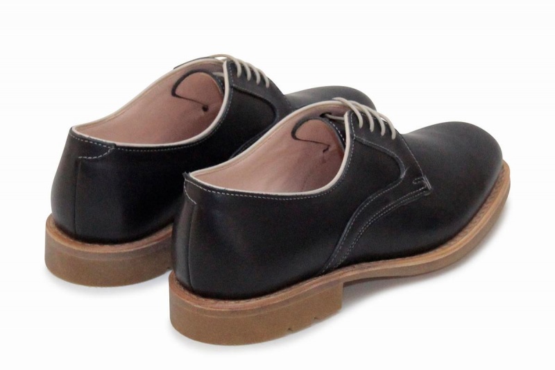 Blue Black Paraboot Saphir Gy Women's Derby Shoes | HCY2846ZD