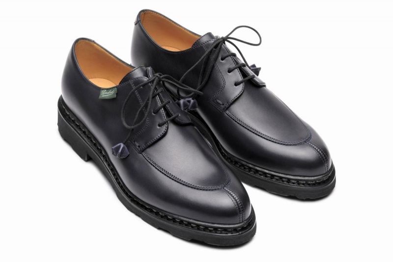 Blue Black Paraboot Veley Women's Derby Shoes | GOV1777JI