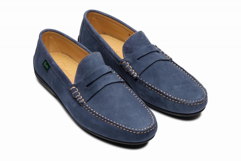 Blue Paraboot Cabrio Men's Loafers | DWV8010FF