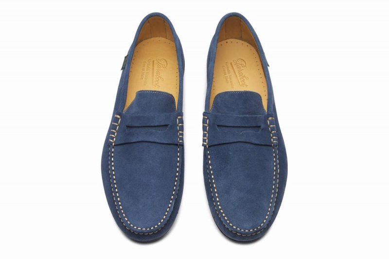 Blue Paraboot Cabrio Men's Loafers | DWV8010FF