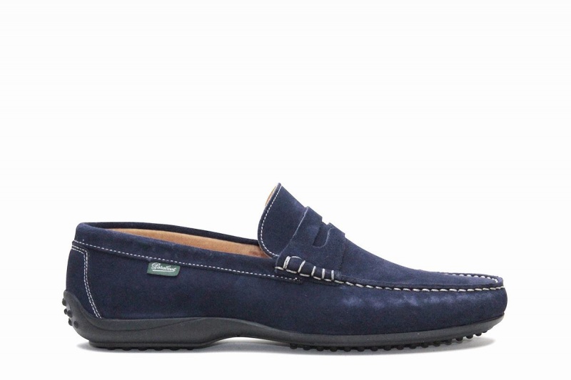 Blue Paraboot Cabrio Men\'s Loafers | HVD9032AC