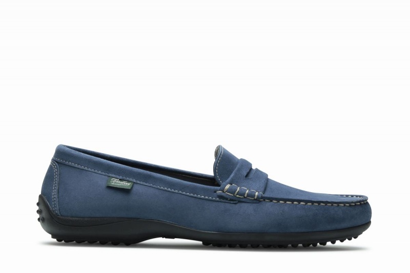 Blue Paraboot Corvette Women\'s Loafers | SCO336EE